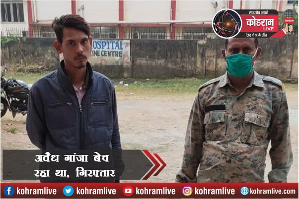 Bokaro में बेच रहा था अवैध गांजा, पुलिस की गिरफ्त में Bokaro में बेच रहा था अवैध गांजा, पुलिस की गिरफ्त में