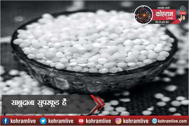 साबूदाना सुपरफूड है, सेहत को रखता है ठीक