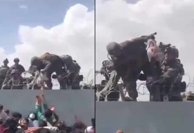 अफगानिस्तान में बेबस हुई मां की ममता, देखें वीडियो अफगानिस्तान में बेबस हुई मां की ममता, देखें वीडियो