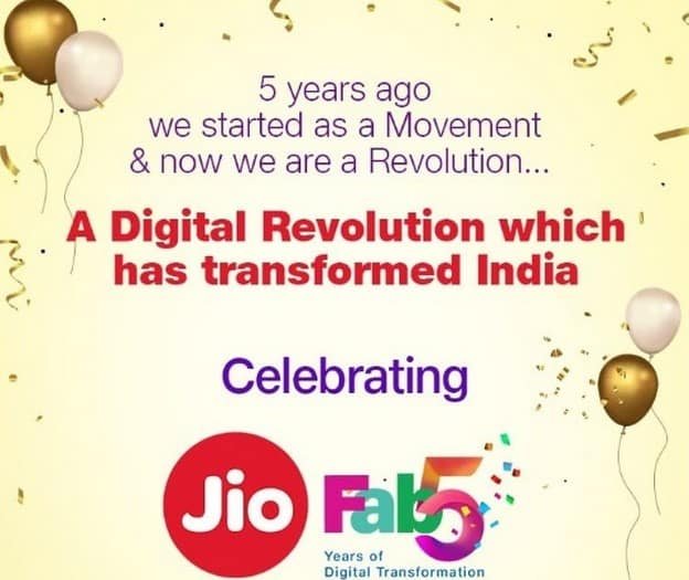 Jio के 5 वर्ष : 'डेटा इज न्यू ऑयल' नारे ने यूं बदली तस्वीर Jio के 5 वर्ष : 'डेटा इज न्यू ऑयल' नारे ने यूं बदली तस्वीर