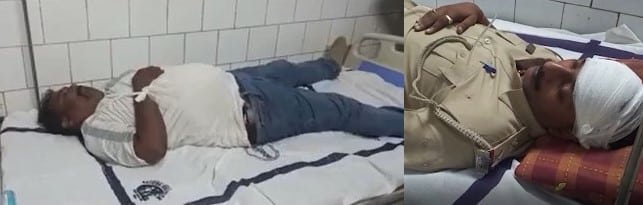 छापेमारी करने गई पुलिस टीम पर टूट पड़े माफिया, देखिये क्या किया हाल छापेमारी करने गई पुलिस टीम पर टूट पड़े माफिया, देखिये क्या किया हाल