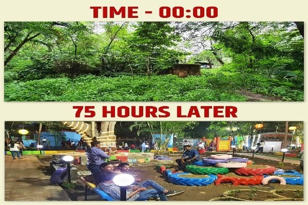 सिर्फ 75 घंटे में बदल गई जाकिर हुसैन पार्क की सूरत, देखें... सिर्फ 75 घंटे में बदल गई जाकिर हुसैन पार्क की सूरत, देखें...