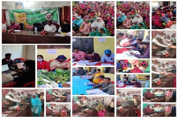 6 प्रखंडों की 9 पंचायतों में शिविर लगाकर लाभुकों को सरकारी योजनाओं का दिया गया लाभ 6 प्रखंडों की 9 पंचायतों में शिविर लगाकर लाभुकों को सरकारी योजनाओं का दिया गया लाभ