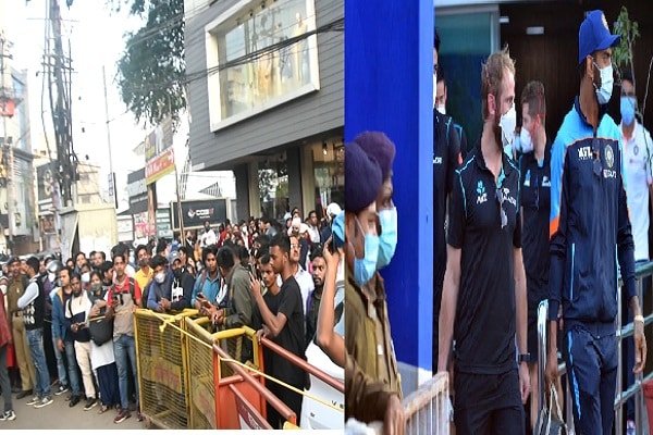 रांची पहुंची भारत और न्यूजीलैंड की टीम, धोनी-धोनी से गूंजा शहर रांची पहुंची भारत और न्यूजीलैंड की टीम, धोनी-धोनी से गूंजा शहर