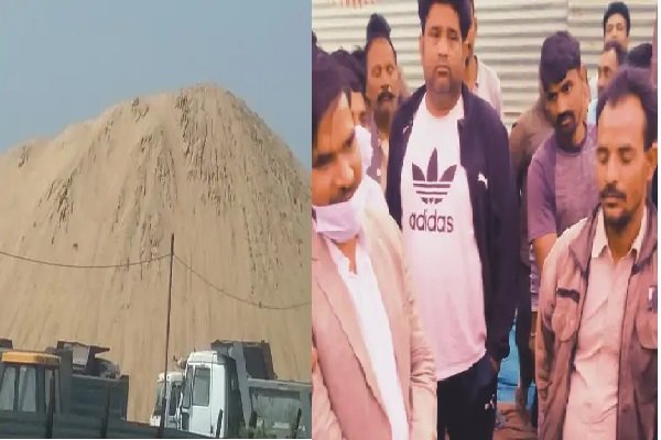 अवैध भंडारण के खिलाफ छापा, 6 लाख CFT बालू जब्त अवैध भंडारण के खिलाफ छापा, 6 लाख CFT बालू जब्त