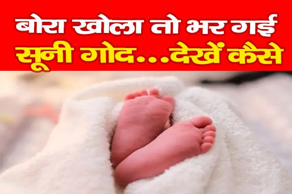 बोरा खोला तो भर गई सूनी गोद...देखें कैसे बोरा खोला तो भर गई सूनी गोद...देखें कैसे