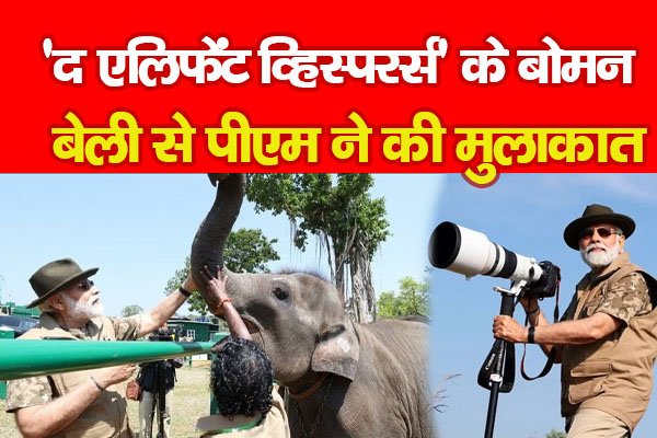 'द एलिफेंट व्हिस्परर्स' के बोमन-बेली से पीएम ने की मुलाकात 'द एलिफेंट व्हिस्परर्स' के बोमन-बेली से पीएम ने की मुलाकात