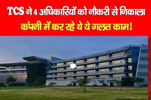 TCS ने 4 अधिकारियों को नौकरी से निकाला, कंपनी में कर रहे थे ये गलत काम! TCS ने 4 अधिकारियों को नौकरी से निकाला, कंपनी में कर रहे थे ये गलत काम!