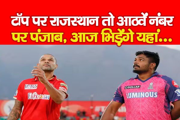 टॉप पर राजस्थान तो आठवें नंबर पर पंजाब, आज भिड़ेंगे यहां... टॉप पर राजस्थान तो आठवें नंबर पर पंजाब, आज भिड़ेंगे यहां...