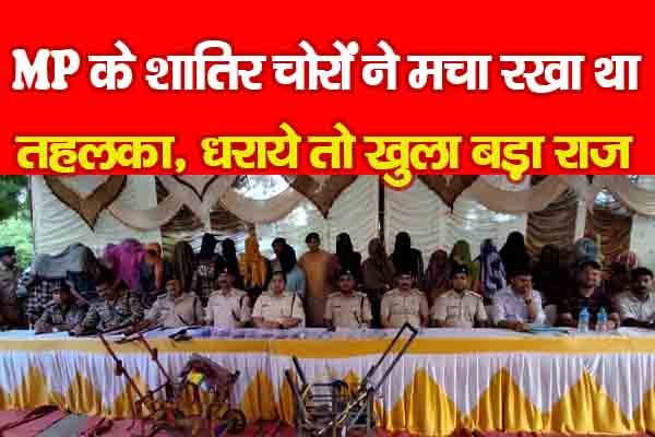 MP के शातिर चोरों ने मचा रखा था तहलका, धराये तो खुला बड़ा राज... MP के शातिर चोरों ने मचा रखा था तहलका, धराये तो खुला बड़ा राज...