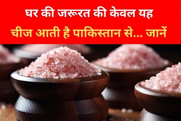 घर की जरूरत की केवल यह चीज आती है पाकिस्तान से... जानें घर की जरूरत की केवल यह चीज आती है पाकिस्तान से... जानें