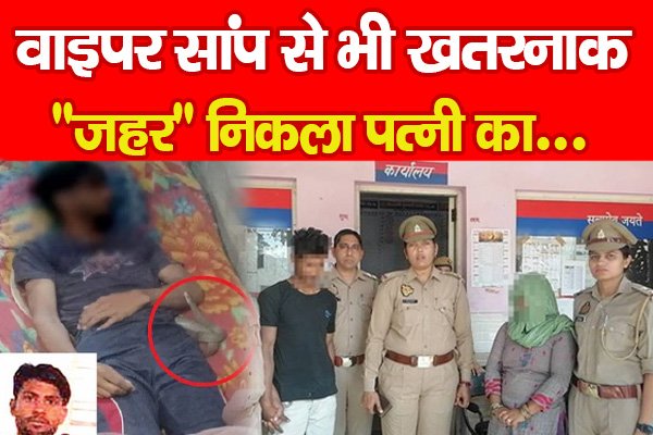 वाइपर सांप से भी खतरनाक ''जहर'' निकला पत्नी का... वाइपर सांप से भी खतरनाक ''जहर'' निकला पत्नी का...