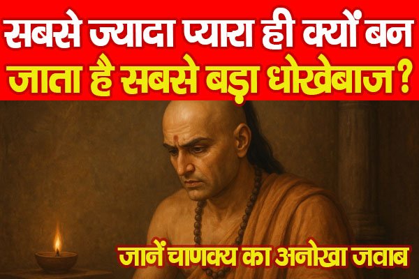 सबसे ज्यादा प्यारा ही क्यों बन जाता है सबसे बड़ा धोखेबाज? जानें चाणक्य का अनोखा जवाब सबसे ज्यादा प्यारा ही क्यों बन जाता है सबसे बड़ा धोखेबाज? जानें चाणक्य का अनोखा जवाब