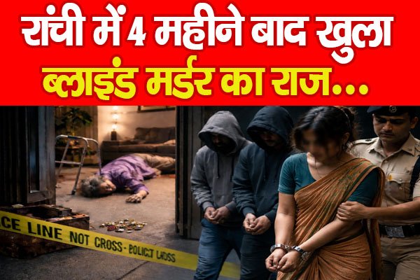 रांची में 4 महीने बाद खुला ब्लाइंड म’र्डर का राज… रांची में 4 महीने बाद खुला ब्लाइंड म’र्डर का राज…