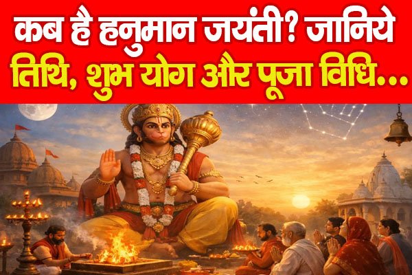 Hanuman jayanti : कब है हनुमान जयंती? जानिये तिथि, शुभ योग और पूजा विधि… Hanuman jayanti : कब है हनुमान जयंती? जानिये तिथि, शुभ योग और पूजा विधि…