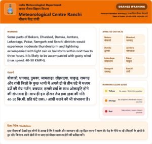 अगले तीन घंटों में जबरदस्त आंधी-बारिश का अलर्ट… जानें कहां-कहां