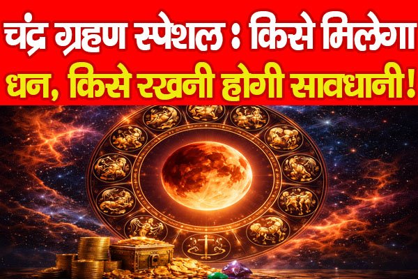 चंद्र ग्रहण स्पेशल : किसे मिलेगा धन, किसे रखनी होगी सावधानी! चंद्र ग्रहण स्पेशल : किसे मिलेगा धन, किसे रखनी होगी सावधानी!