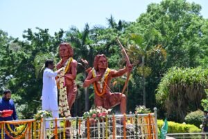 मोरहाबादी पहुंचे CM, हूल के नायकों को किया नमन…