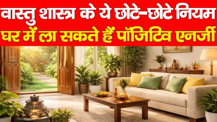 वास्तु शास्त्र के ये छोटे-छोटे नियम घर में ला सकते हैं पॉजिटिव एनर्जी…