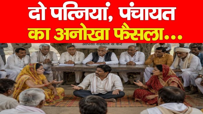 दो पत्नियां, पंचायत का अनोखा फैसला… दो पत्नियां, पंचायत का अनोखा फैसला…