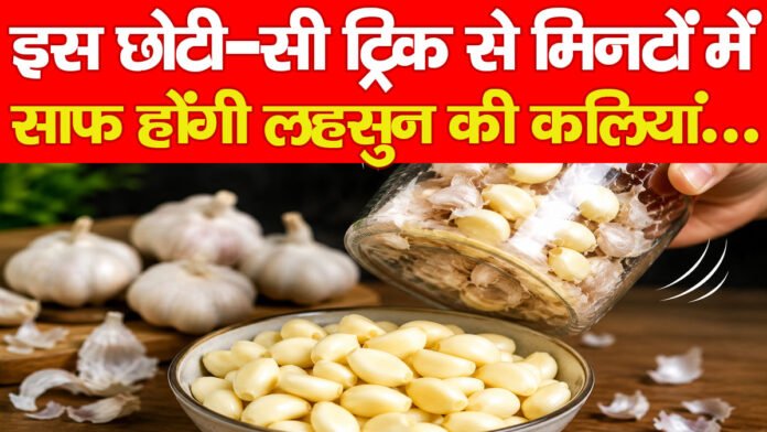 इस छोटी-सी ट्रिक से मिनटों में साफ होंगी लहसुन की कलियां… इस छोटी-सी ट्रिक से मिनटों में साफ होंगी लहसुन की कलियां…