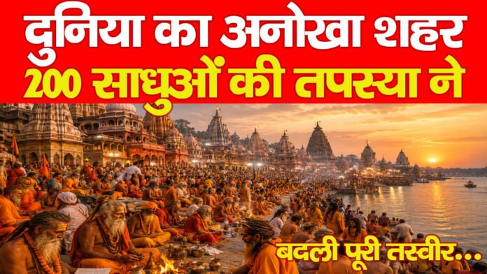 दुनिया का अनोखा शहर, 200 साधुओं की तपस्या ने बदली पूरी तस्वीर… दुनिया का अनोखा शहर, 200 साधुओं की तपस्या ने बदली पूरी तस्वीर…